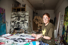 Alicia Paz studio portrait 1 by alessandro ceccarelli 